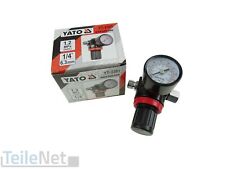 Druckminderer 1/4" Druckluft Regler Druckregler Kompressor Druckregulierung