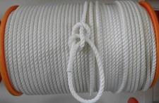 10 mm  Festmacher - Ankerleine aus Fibron - Länge = 8 m