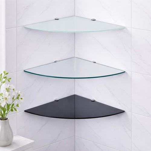 Glas eckablage bad - glas,
