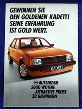 Opel Kadett D Prospekt 9.1983