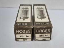 2x ECL86 ( 6GW8 )  Röhren  HOGES  -  NEU  - NOS -  ECL 86