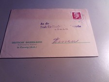 Alter Briefumschlag DDR Deutsche Bauernbank Coswig (Anh.) 1962