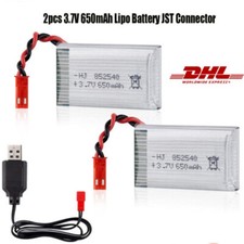 2 Stück 650mAh 3,7V