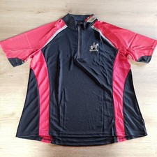 Radler T-Shirt Bamberger Reiter bestickt schwarz/ rot Größe L
