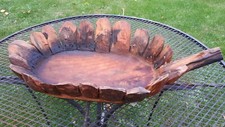60x33cm schale teak holz - schale,