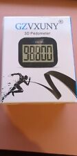 3D Schrittzähler zum Gehen, Gzvxuny einfacher Schrittzähler mit abnehmbarem Clip