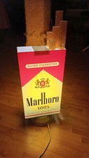 Retro Marlboro Leuchtreklame Neonschild selbstdrehend Sehr Selten 72 cm hoch