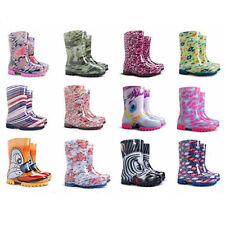 DEMAR Kinder Jungen Mädchen Gummistiefel Regenstiefel TWISTER PRINT