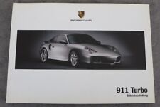 Porsche 911 Turbo Typ: 996 Betriebsanleitung "5-2003" Bedienungsanleitung