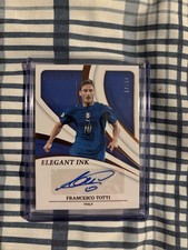 2024-25 Panini Immaculate Francesco Totti Elegant Ink Auto 43/49 Italy