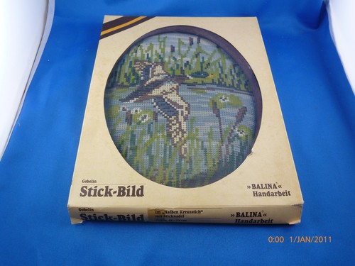 Gobelin stickbild ovale form - ovale,