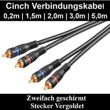 ✅Cinch Kabel Stereo