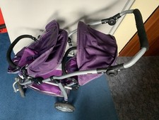 Puppen Zwillingswagen