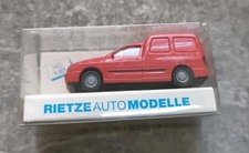 Rietze 10850 Volkswagen Caddy Kastenwagen rot 1:87 H0 Modellbau