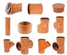 KG Rohr Abwasser Muffe Bogen Abzweig Reinigungsrohr Stopfen DN 110 160 200