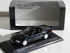 Minichamps 1:43 Mercedes-Benz 500 SL (R 129), 1999, brilliantschwarz - OVP + neu