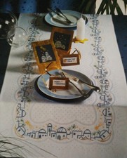 Stickvorlage, Kreuzstich, "  Bethlehem  orientalische Borte für Läufer  "  