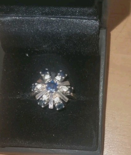 Saphir diamantring gold 585 - gold,