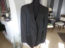 Herrenanzug Marke Wilvorst Gr.102 Farbe Schwarz fein glänzend NEU !