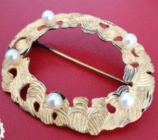 Rarität! ⚜️Theodor Fahrner Brosche Silber 925 mit Perle verg original Fahrner TF