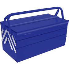 Werkzeugkoffer Metall blau