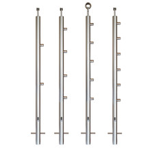 Edelstahl Pfosten zum