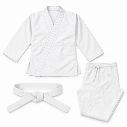 Karateanzug kinder weiß - kinder, mit