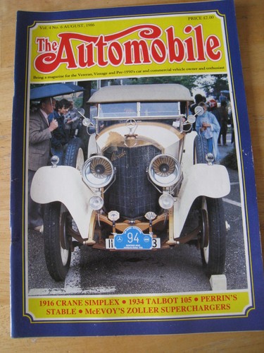 The automobile aug 1986 - the, 1916