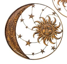 Wanddeko Sonne Mond 75 cm