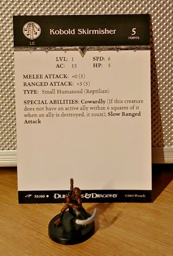 Kobold skirmisher figur - skirmisher, +