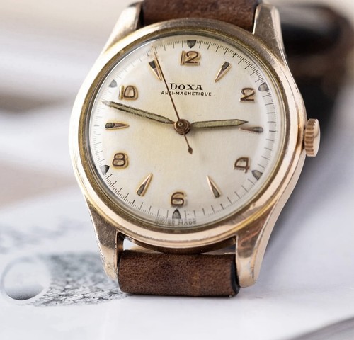 Vintage doxa handaufzug aus - vintage,