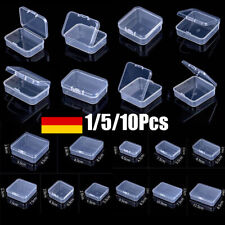 1/10X Aufbewahrungsbox Stapelbox Kunststoff mit Deckel Klein Mini Box Plastikbox