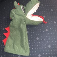 Ikea Handpuppe Drache Drake grün