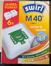 Swirl M 40 Staubsaugerbeutel für Miele OVP 6 Stück & Filter