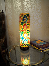 handbemalte Orient Lampe Kamelleder Tischlampe Camel Skin leather Table lamp IT2