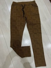 Senffarbene Hose Stoffhose