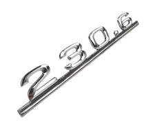 Mercedes 230.6  W115 Strich 8 Kofferraum Schriftzug Emblem Typenschild Oldtimer