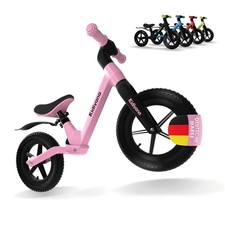 Kinder Laufrad Lauflernrad 12 Zoll ab 2 Jahren Robust & Leicht Pink