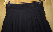 Langer Rock, Maxi, Faltenrock, Schwarz, Gr. 38 MISS ASTOR