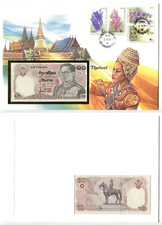 Banknotenbrief Thailand  mit