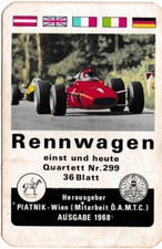 Spielkarten Quartett "