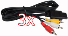 3 X AV Video Audio Chinch TV