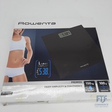 Rowenta BS1400 Premiss Digitale Personenwaage aus gehärtetem Glas, 3... BS1400V0