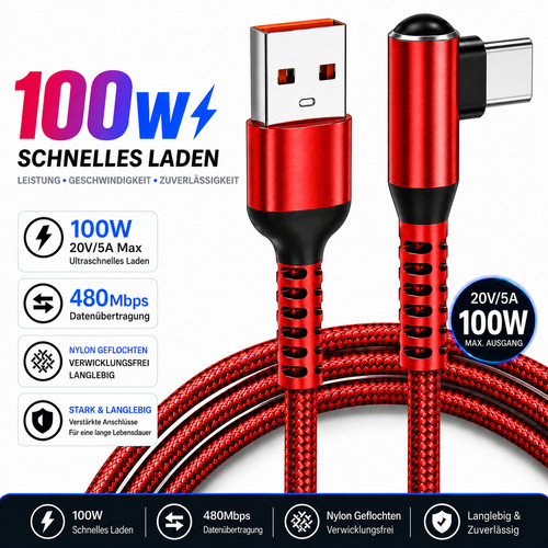 Usb kabel winkel 50cm - usb-c,