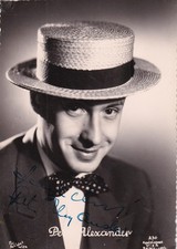 Autogramm - Peter Alexander