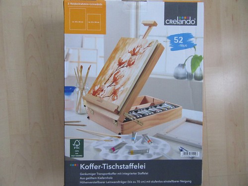 Crelando koffer tischstaffelei - crelando, koffer-tischstaffelei