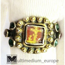 Silber Bauern Barock Ring