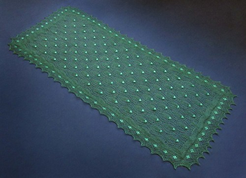 Gestrickter ziegenflaum schal - ziegenflaum,