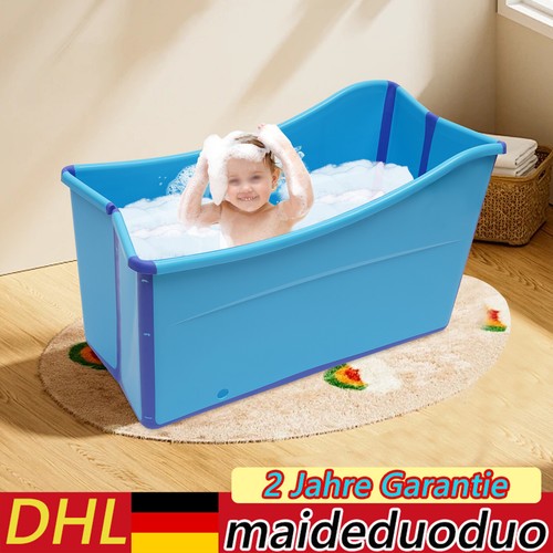Blau mobile faltbare badewanne - faltbare,