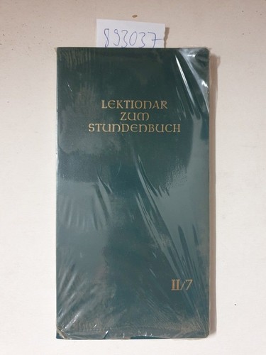 Lektionar zum stundenbuch - zum, ii